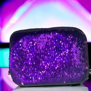 Unbranded Flip Sequins Purple/Pink Cosmetic Bag!